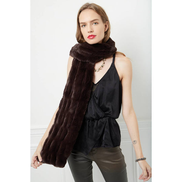 Chocolate Florence Scarf