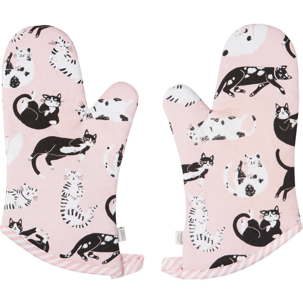 Meow & Furever Oven Mitt Set of 2