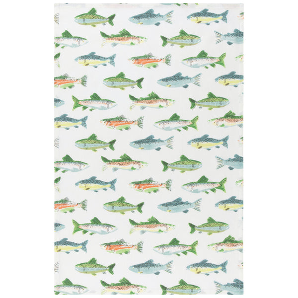 Gone Fishin' Tea Towel, Set of 2