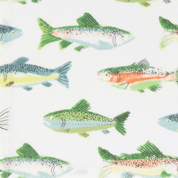 Gone Fishin' Tea Towel, Set of 2