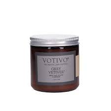 Grey Vetiver Jar Candle