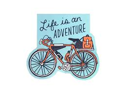 Adventure Bike Magnetic Bookmark