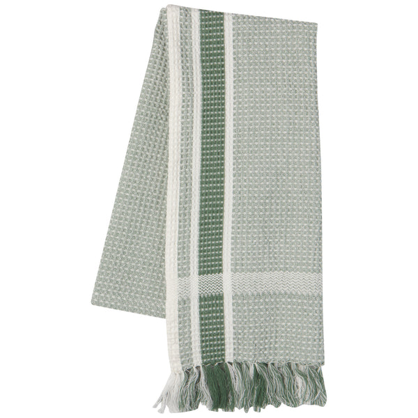 Jade Waffle Heirloom Tea Towel