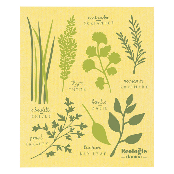 Les Fines Herbs Swedish Dishcloth