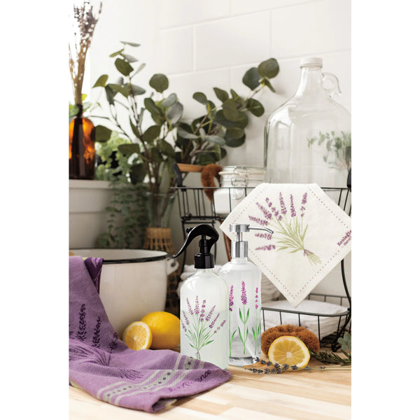 Lavender Jacquard Tea Towel