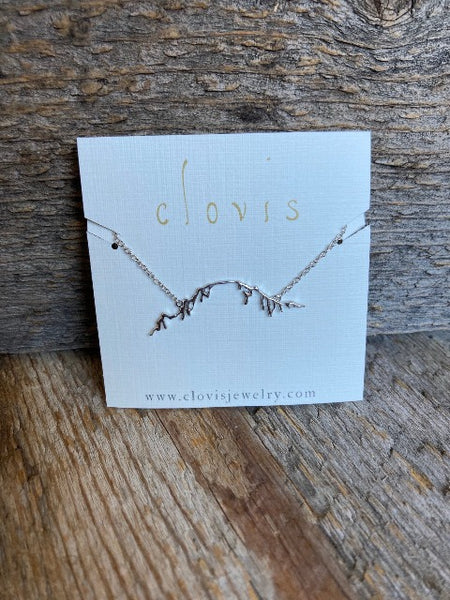 Sterling Silver Fremont Peak Necklace