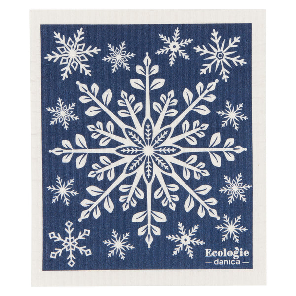 Snowflake Ornament Swedish Dishcloth