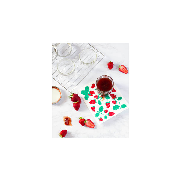 Strawberries Swedish Dishcloth