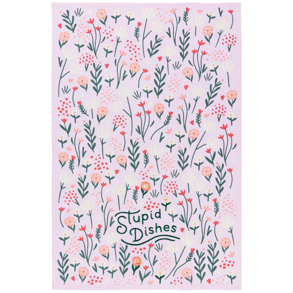 Deco Stupid Dishes Tea Towel