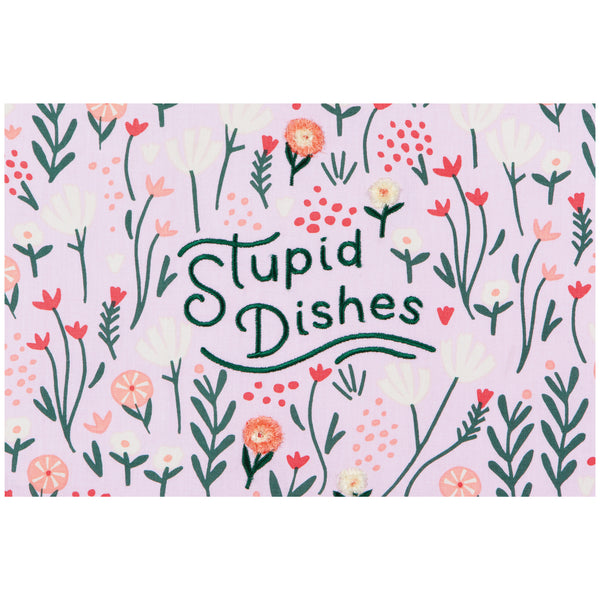 Deco Stupid Dishes Tea Towel