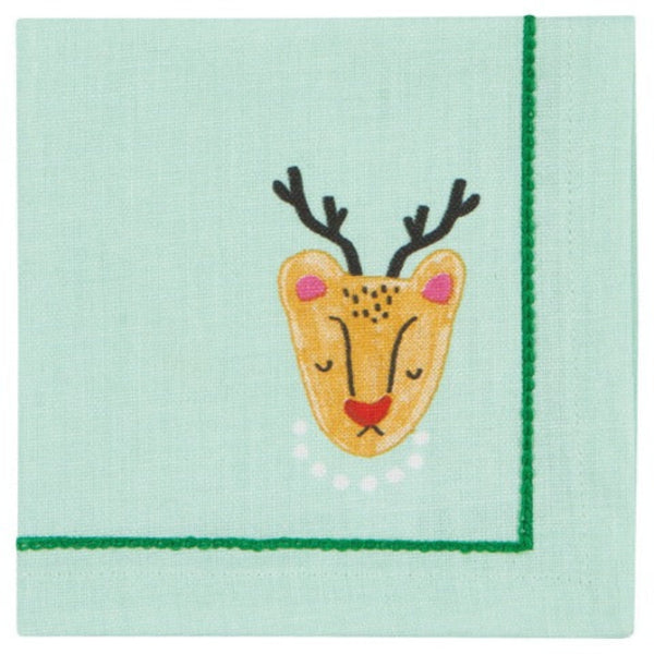 Rudolph Imposter Cocktail Napkins, Set of 4