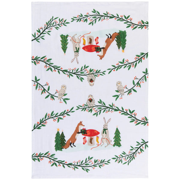 Forest Fete Floursack Tea Towel Set of 3,