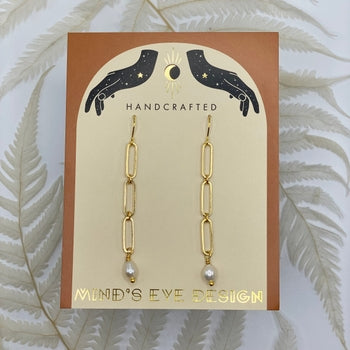 Francis Drop Pearl Earrings