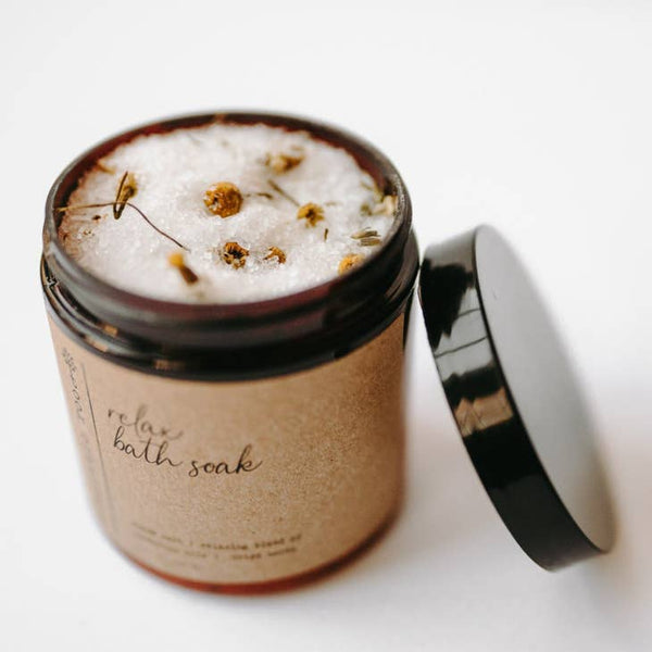 Relax Bath Salt Jar