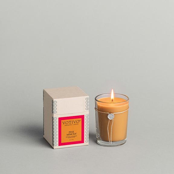 Pink Mimosa Aromatic Candle