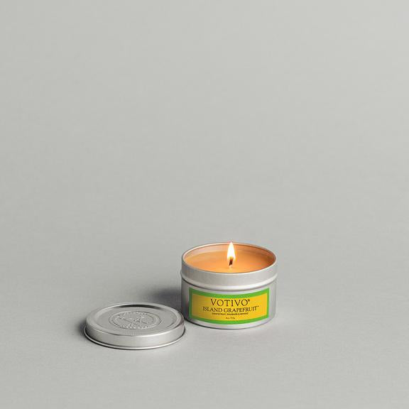 Island Grapefruit Travel Tin Candle