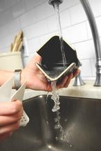 Drak Grey Modular Ceramic Sink Caddy