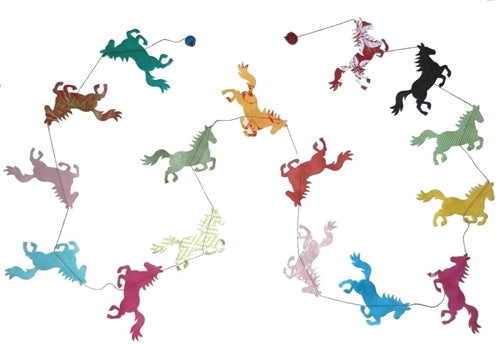 Horse Paper Garland