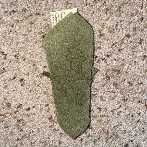 Mini Leather Bronco Pot Holder