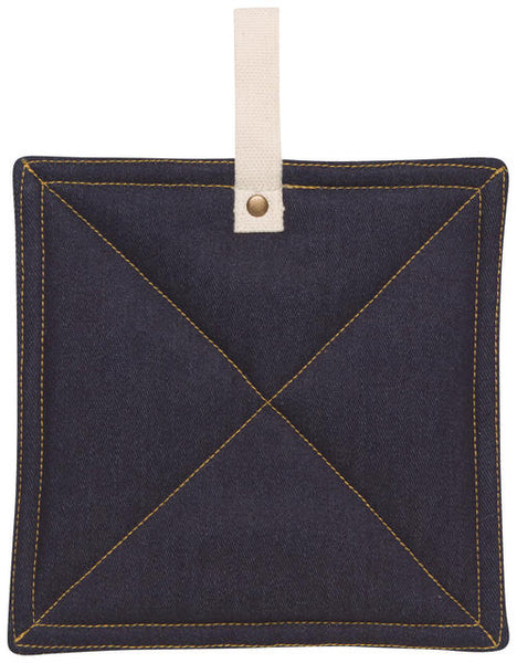 Sawyer Blue Denim Pot Holder