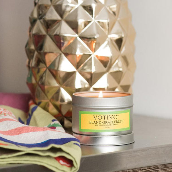 Island Grapefruit Travel Tin Candle