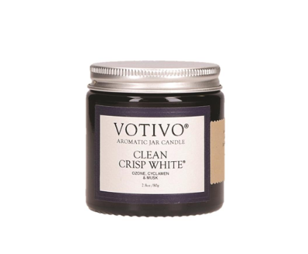 Clean Crisp White Jar Candle