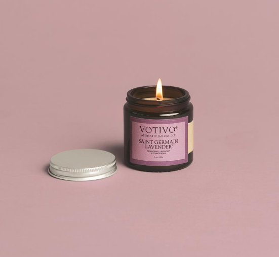 Saint Germain Lavander Jar Candle