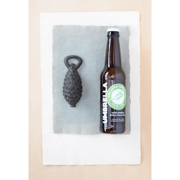 Cast Iron Pine Cone Bottle Opener