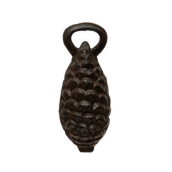 Cast Iron Pine Cone Bottle Opener