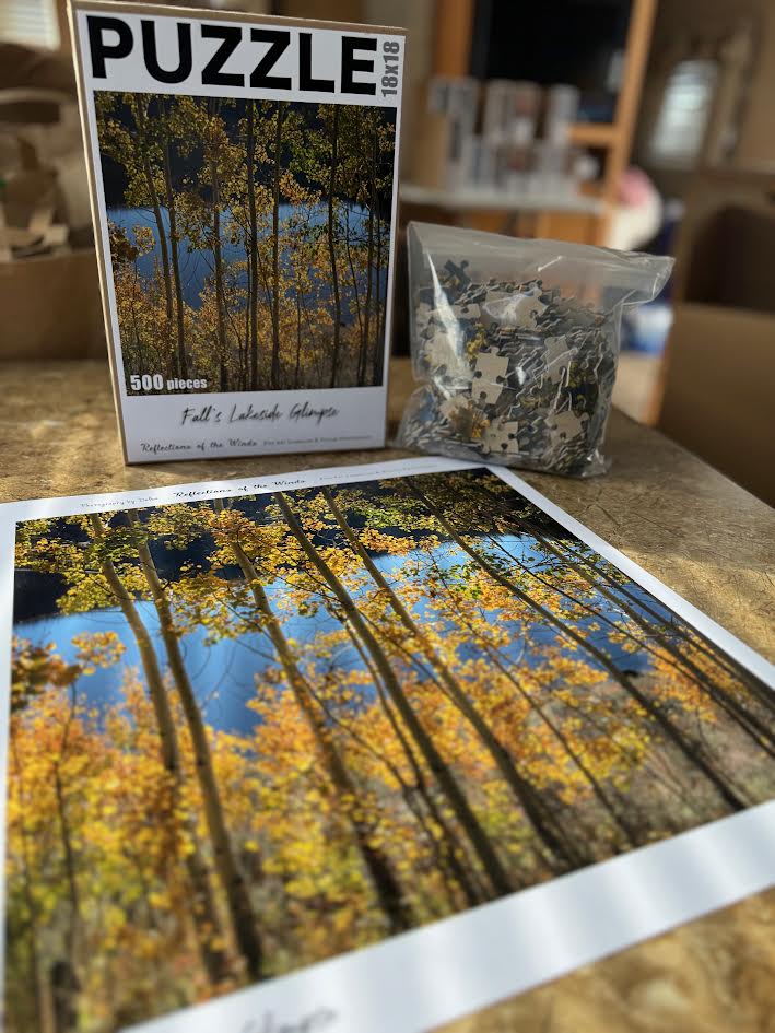Fall's Lakeside Glimpse Puzzle