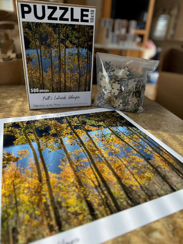 Fall's Lakeside Glimpse Puzzle