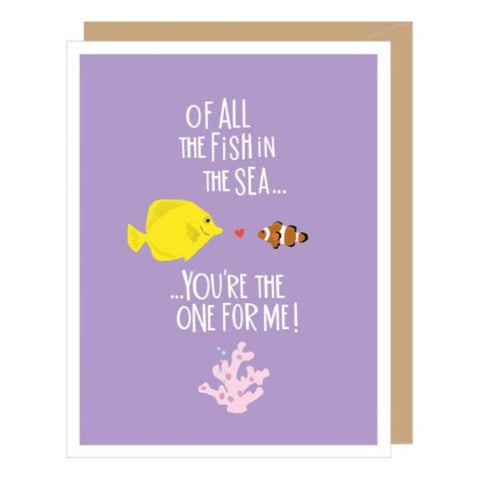 Fish in the Sea Valentine's Card