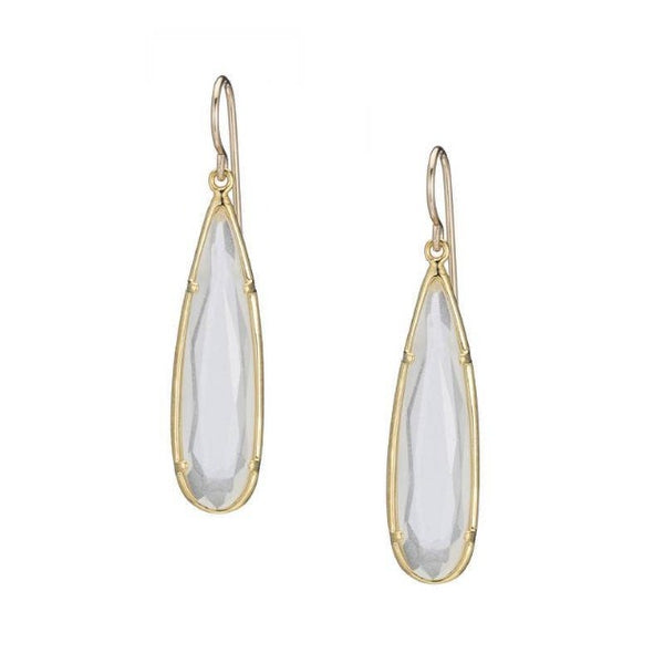 White Dangle Earrings