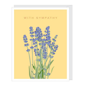 Lavender Sympathy Card