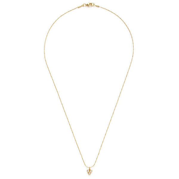 Tiny Triple Crystal Necklace