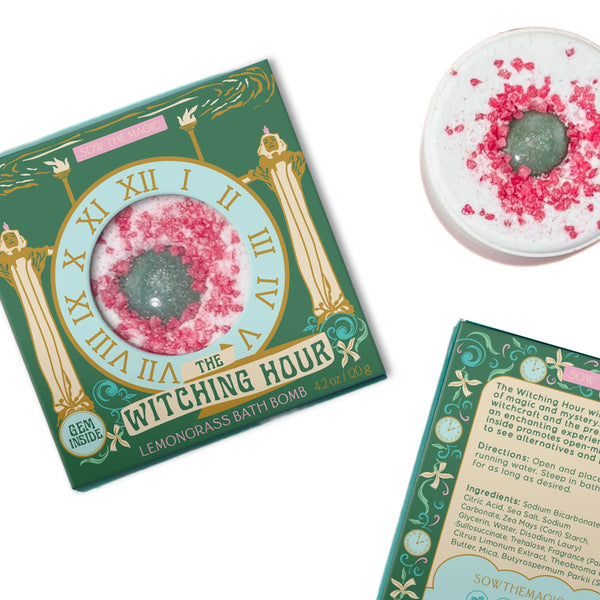 Witching Hour w Adventurine Bath Bomb