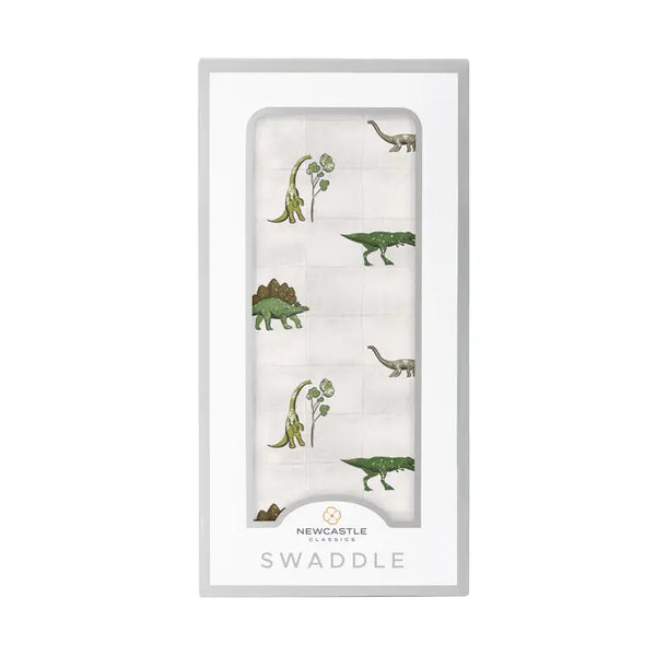 Dino Days Cotton Muslin Swaddle