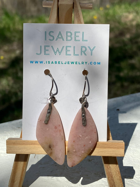 Wyoming Pink Quartzite Earrings