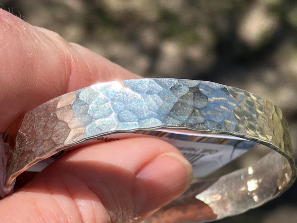 Hammered Sterling Silver Cuff