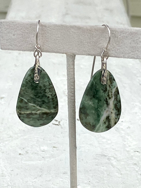 Wyoming Jade Multi-Patterned Drop Earrings
