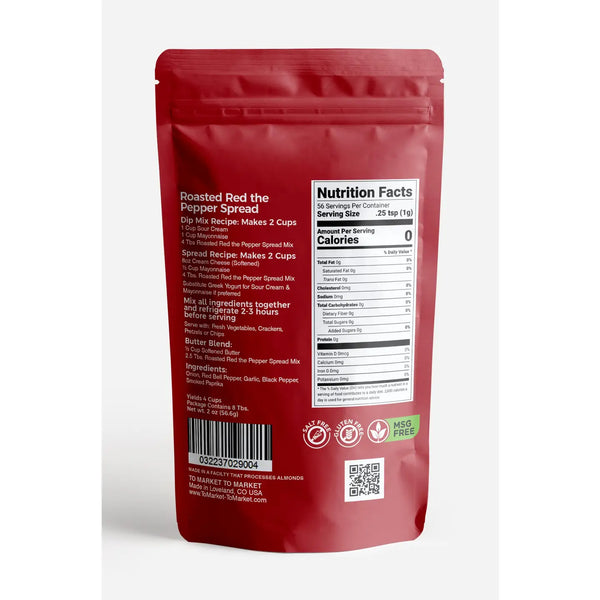 Roasted Red the Pepper Spread Dip Mix
