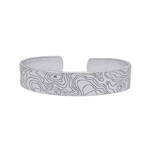 SILVER MATTE Topo Cuff