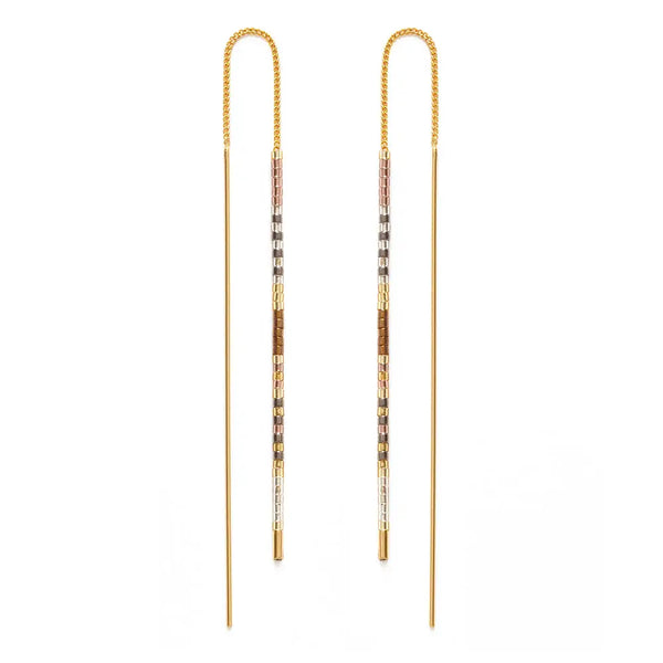 Champagne Threader Earrings