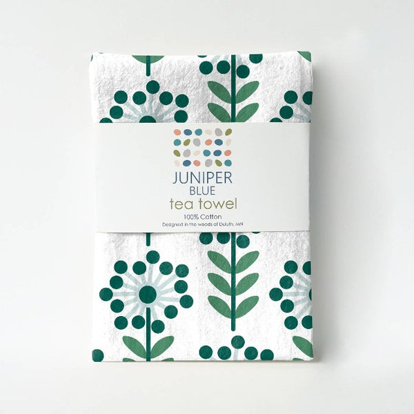 Dandelion Moss Tea Towel