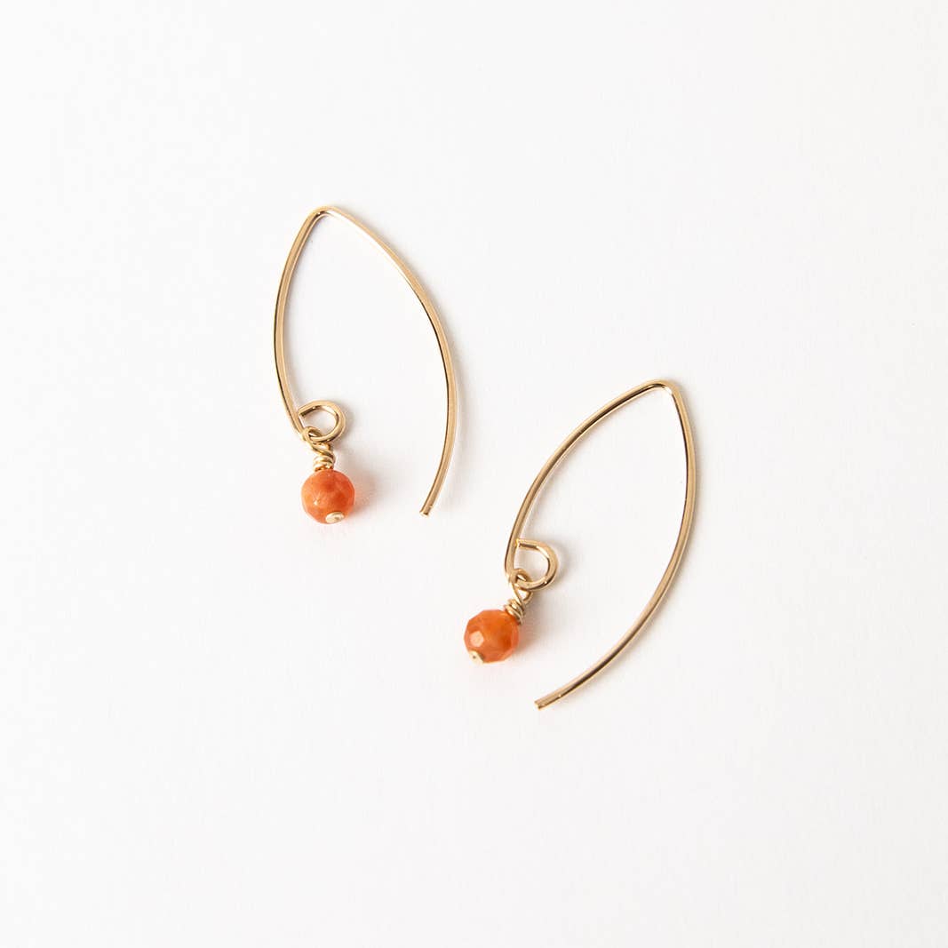 Mae Carnelian Earrings