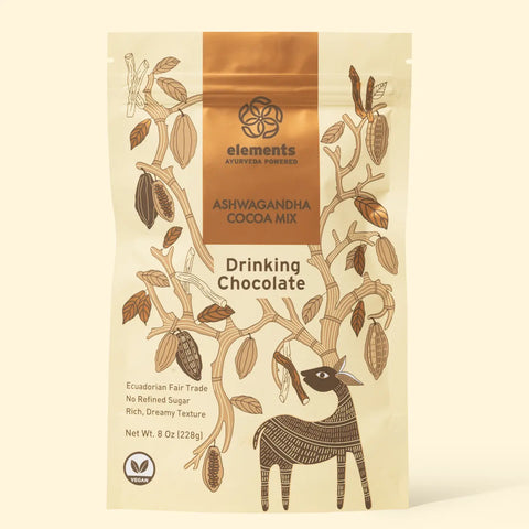 Ashwagandha Vegan 8oz Drinking Chocolate