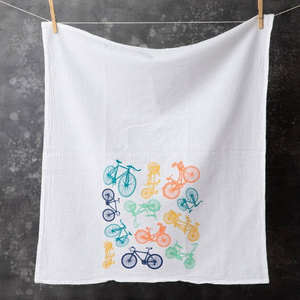 Bikes Tea Towel