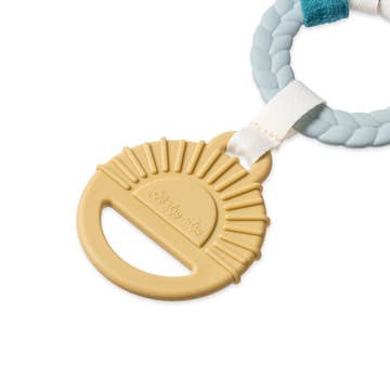Bitzy Busy Ring, Teething Activity Toy, Farm