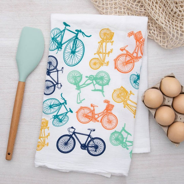 Bikes Tea Towel