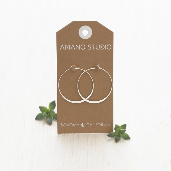 Sterling Silver Hoop Earrings